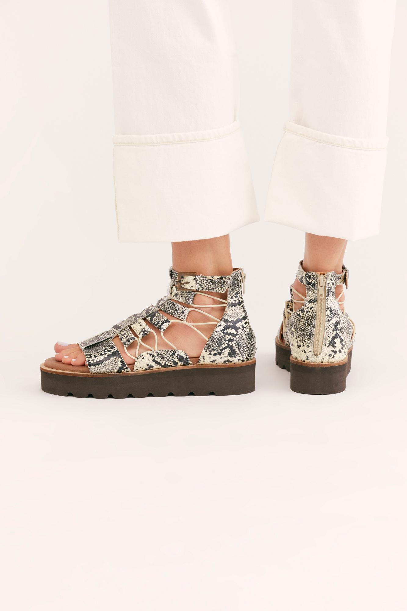 sunrise flatform sandal