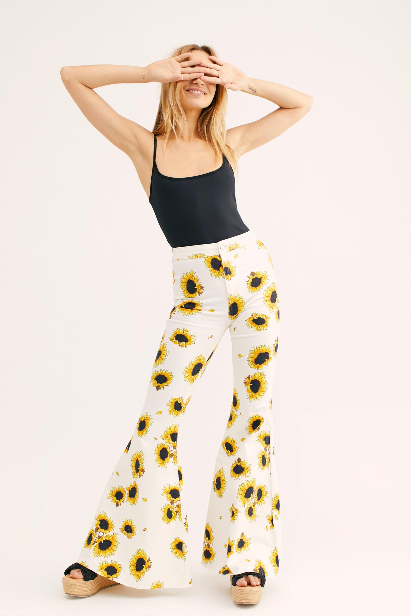 Sunflower Bell Bottom Pants Online Sale, UP TO 50% OFF