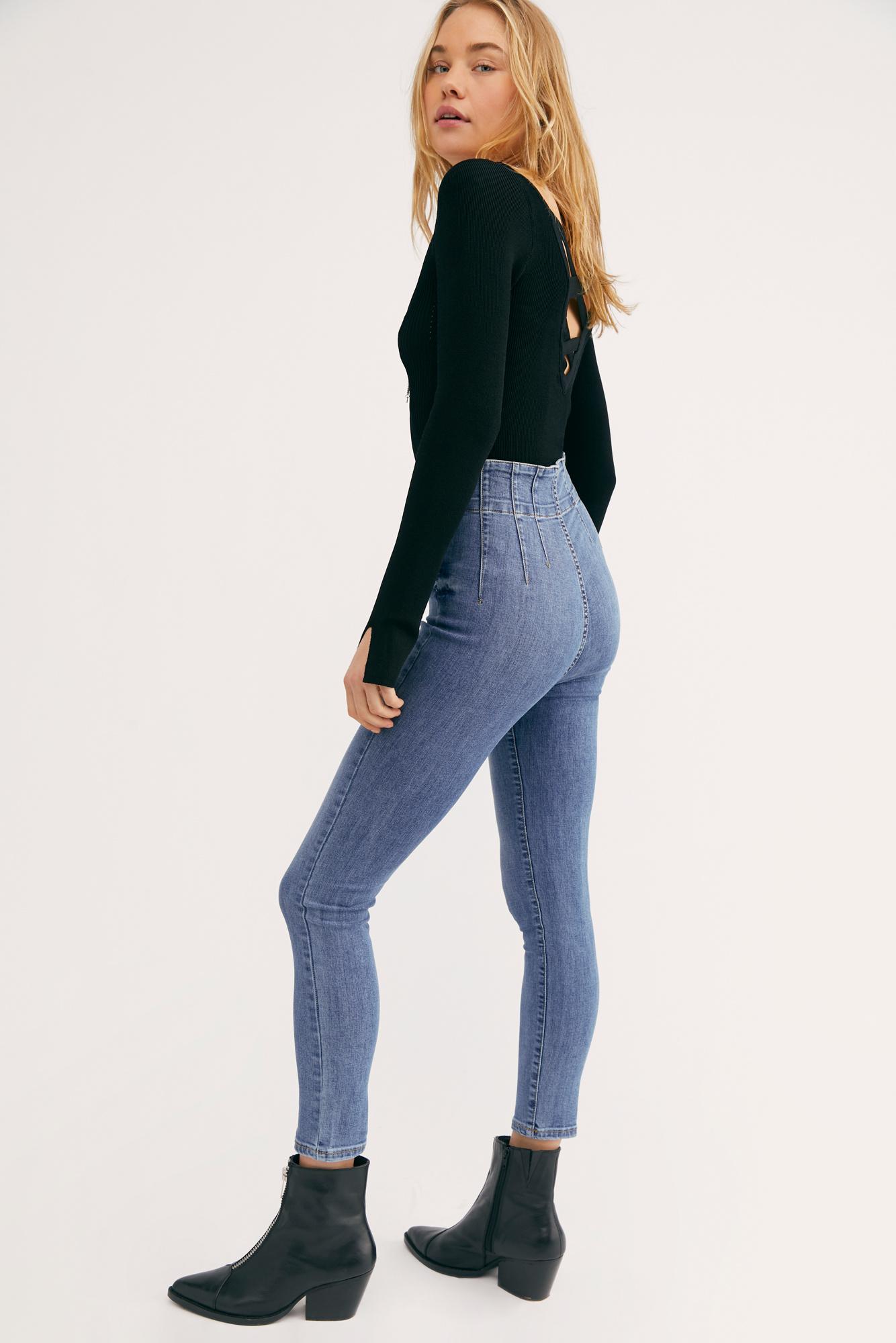 Free People Denim Jayde Skinny Jeans By 