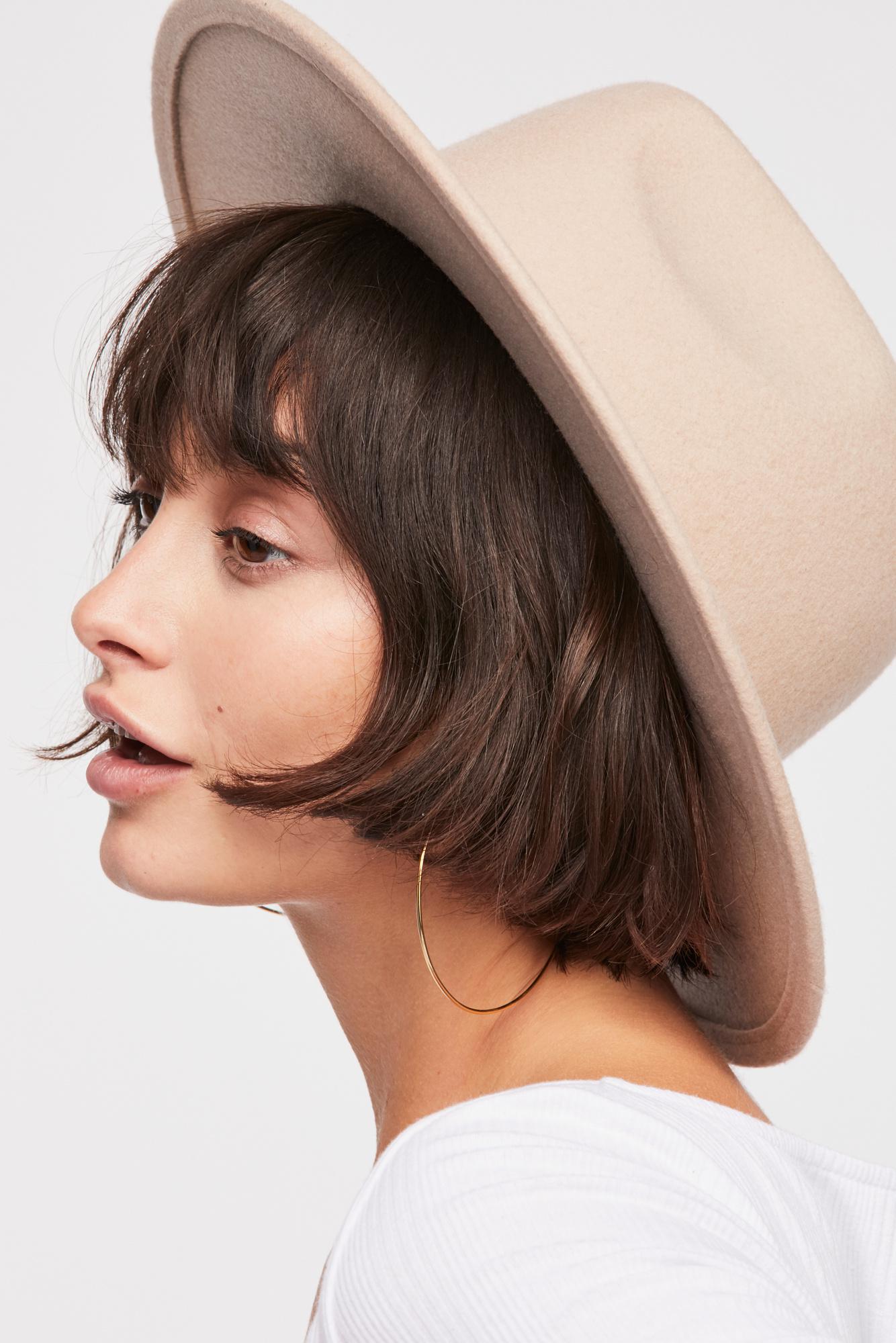 Wythe leather band felt hat Clearance