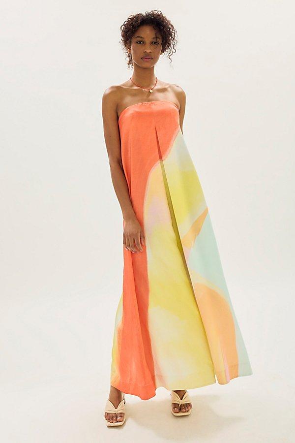 holiday party cocktail dress Evergreen Maxi Dress Emerald / L