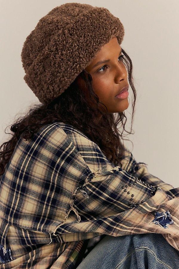 Free People Oh So Cozy Fisherman Hat in Brown | Lyst display picture 1