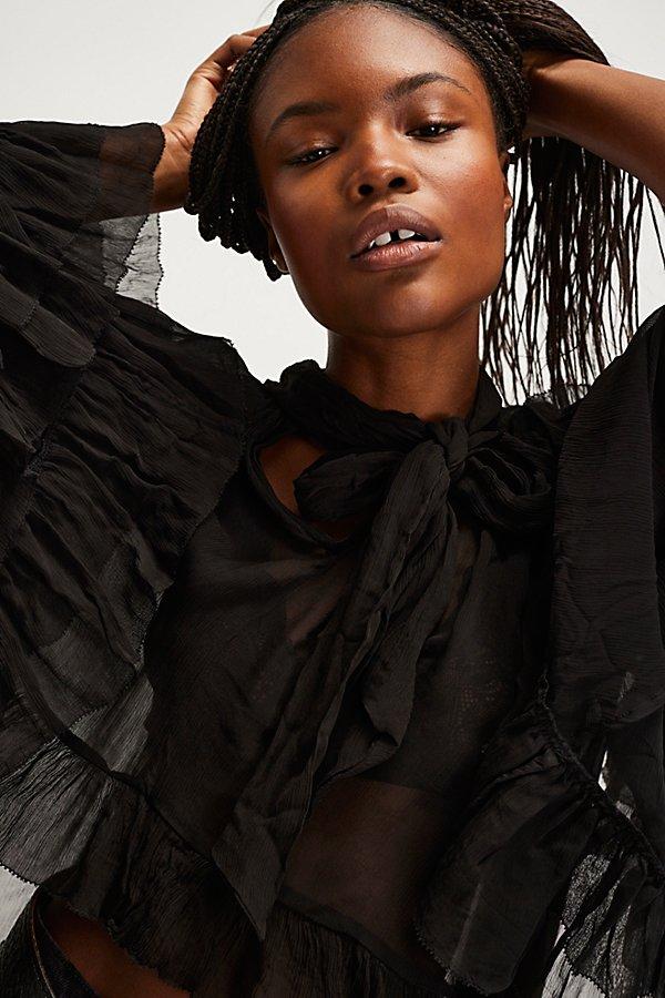 free-people-Black-Full-Sleeve-