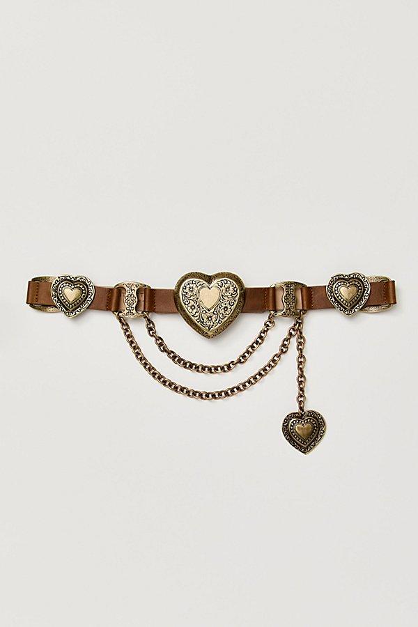 Streets Ahead Queen Of Hearts Belt By in Metallic | Lyst display picture 2