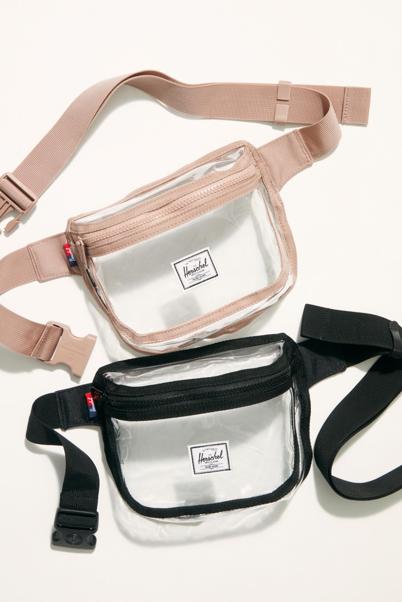 herschel supply co clear fanny pack
