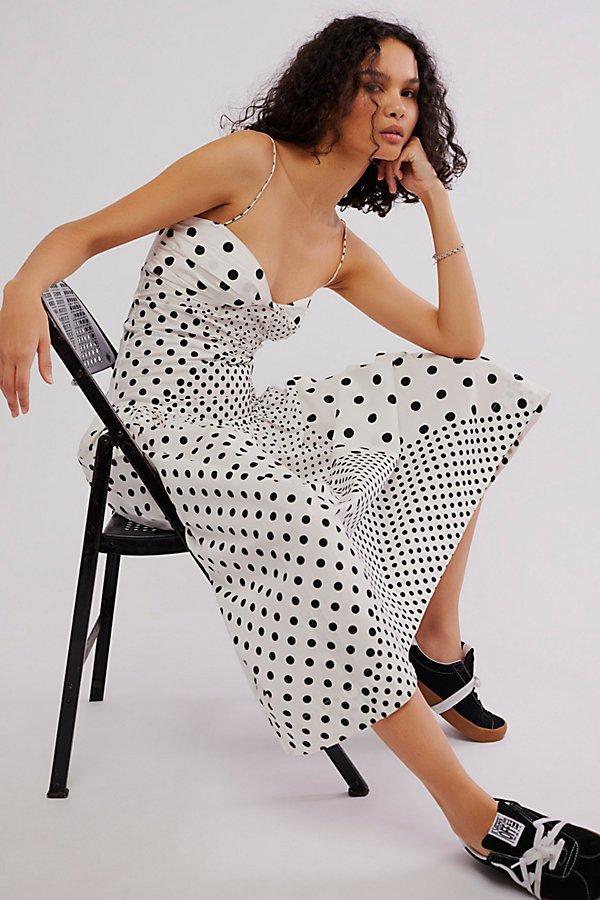 swf fitted midi dress Petal and Pup Women's Farrow Long Sleeve Midi Dress