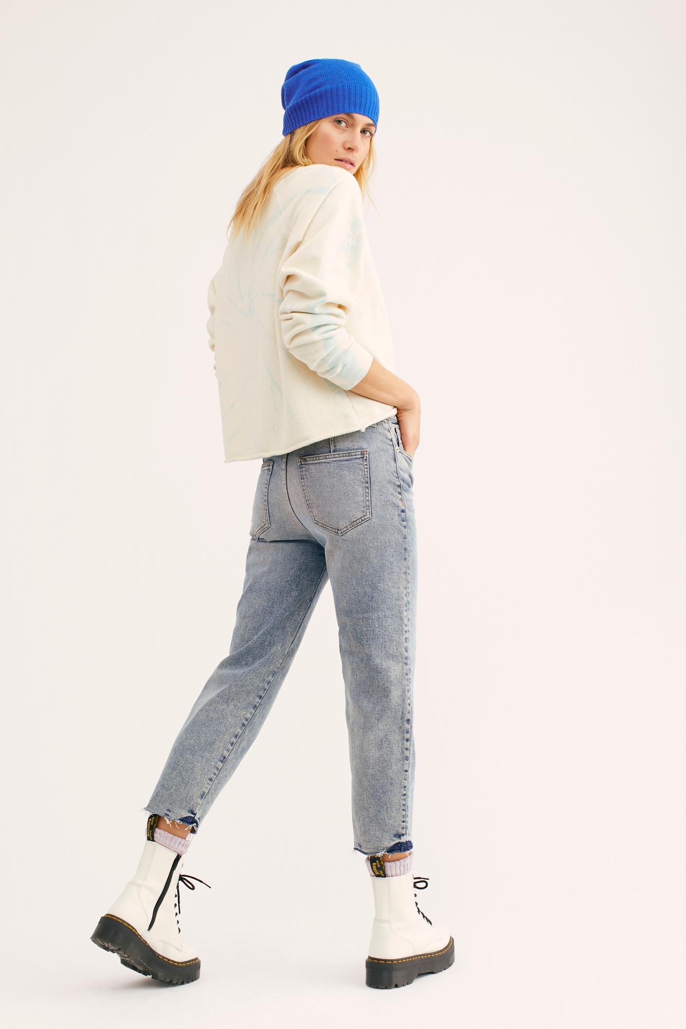 free people barrel jeans