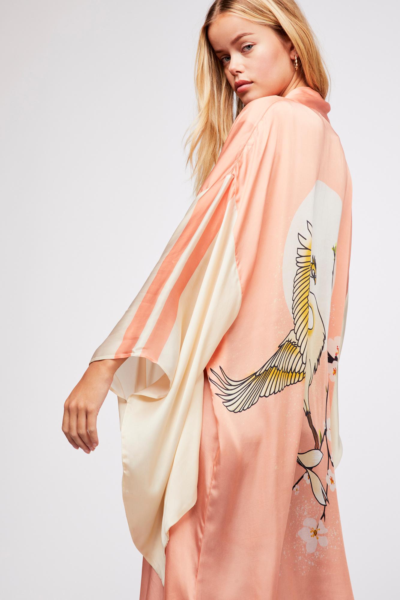 free people rising sun kimono