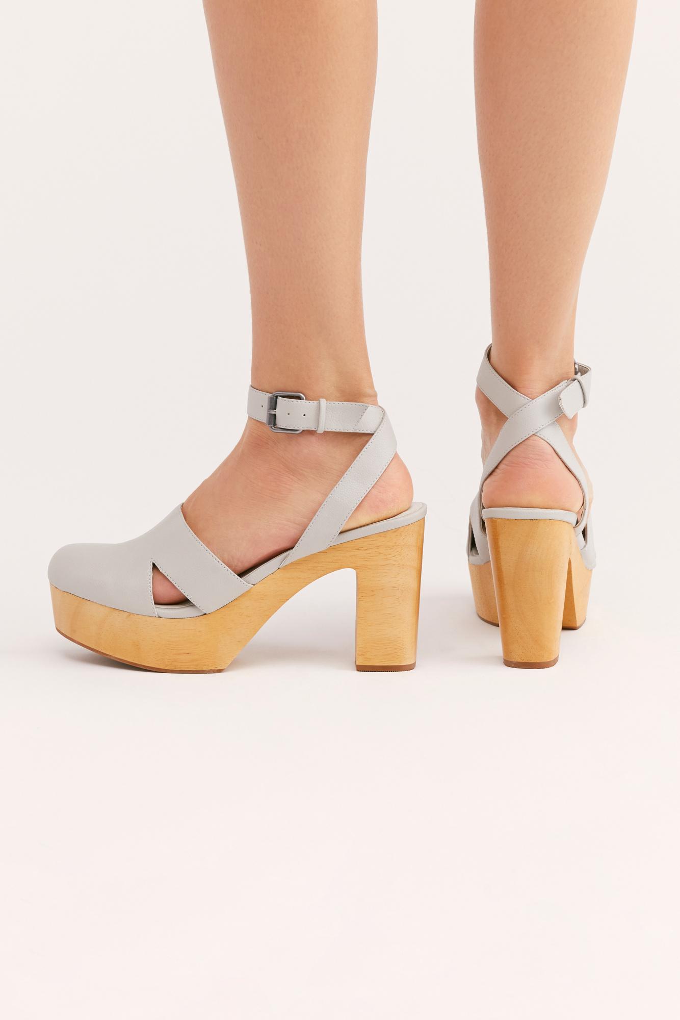 vegan sunset clog