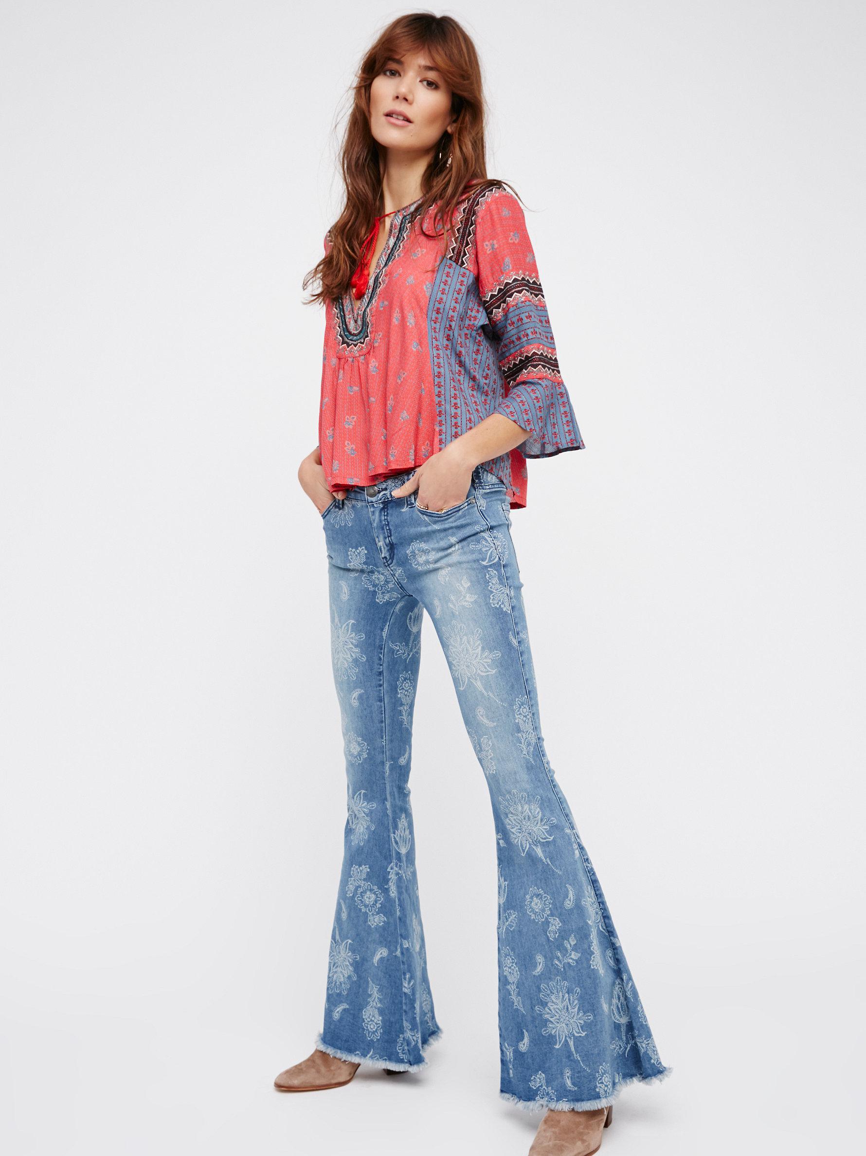 free people super flare jeans