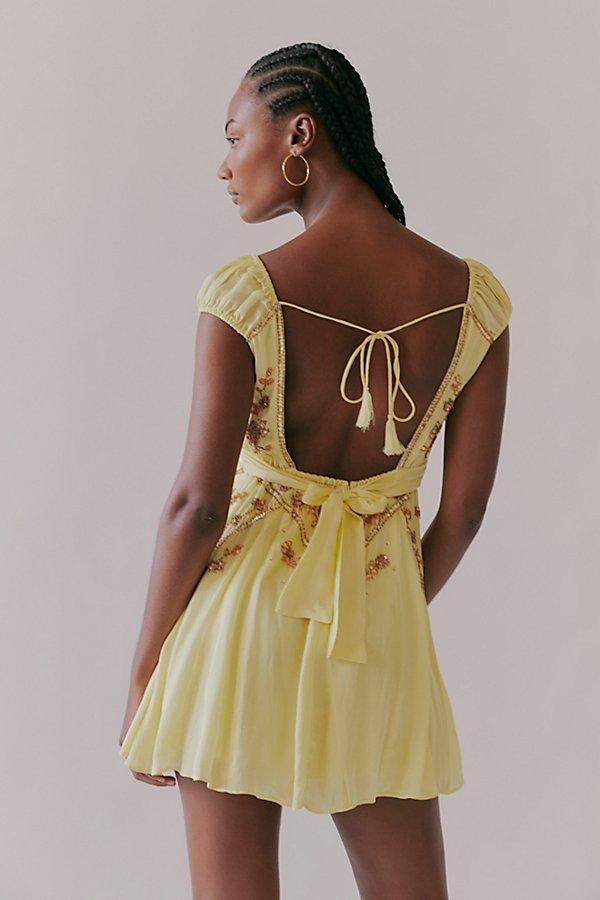 Bali Juliet Embroidered Mini Dress in Natural | Lyst Bali Juliet Embroidered Mini Dress in Natural | Lyst