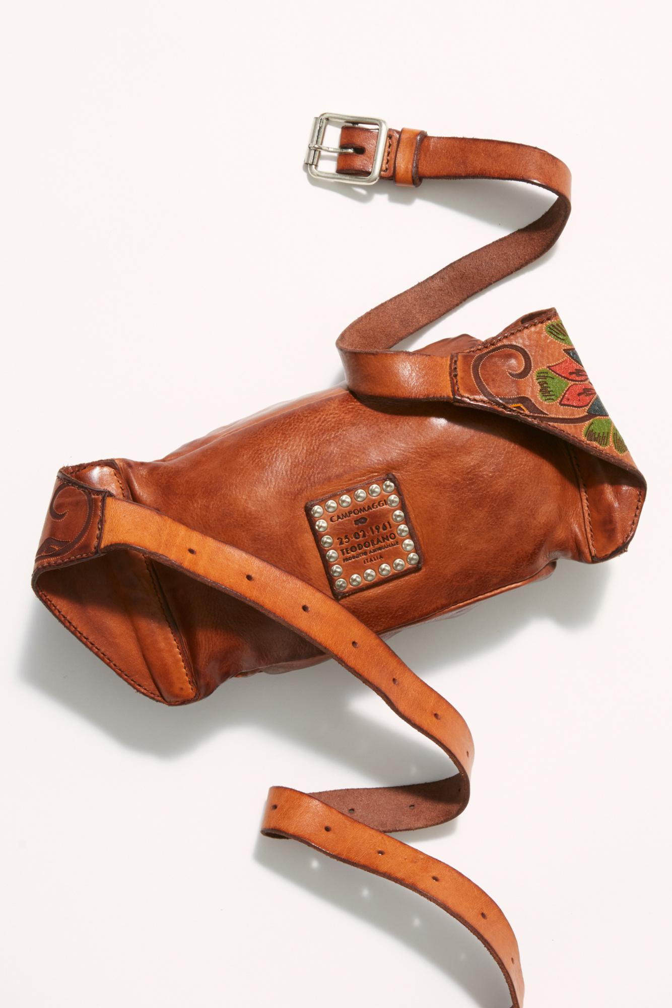 free people leather fanny pack