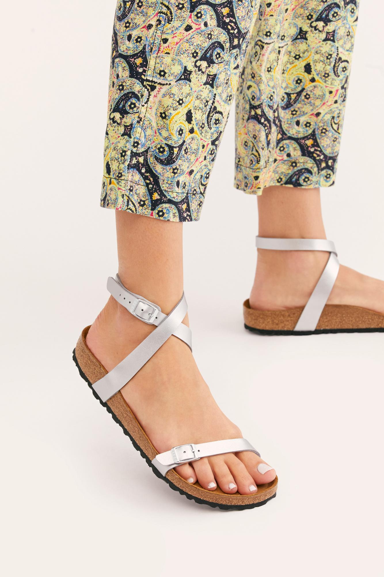 birkenstock daloa silver