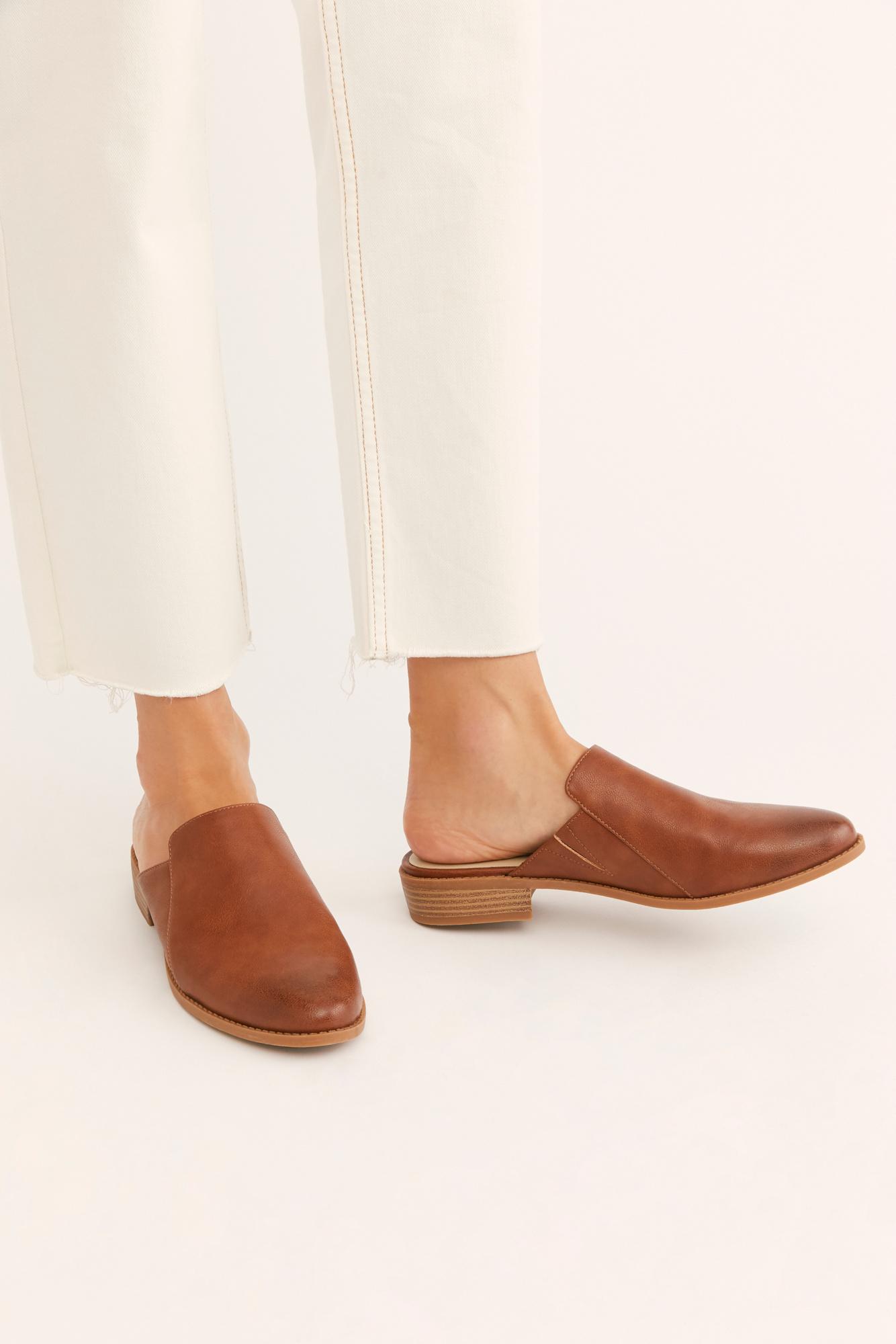 Free People Vegan Austin Mule Flat By Bc Footwear in Brown | Lyst