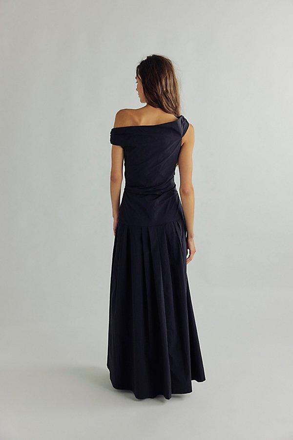 knee length dresses for ladies Apolline Black Cut-Out Maxi Dress
