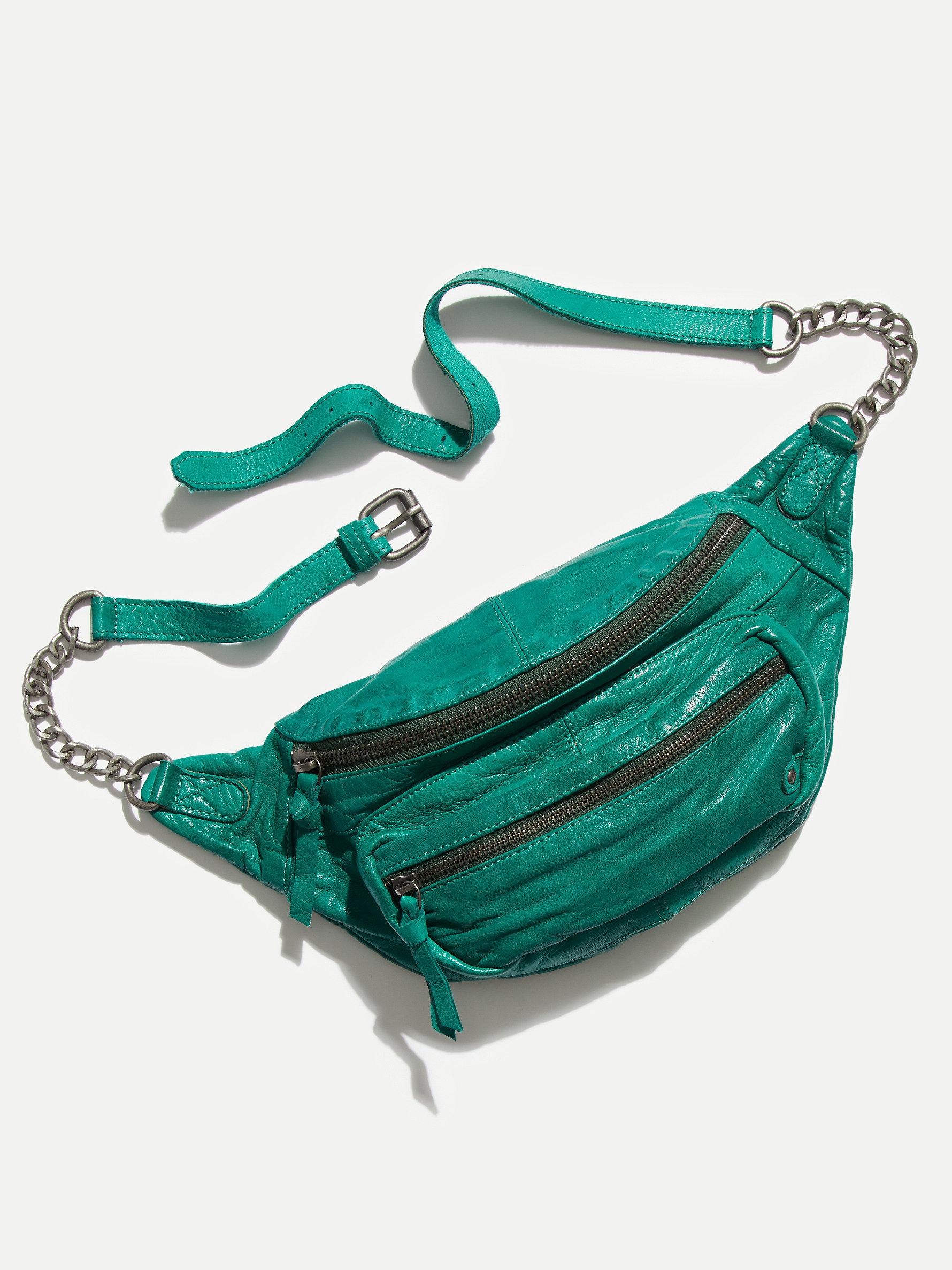free people leather fanny pack