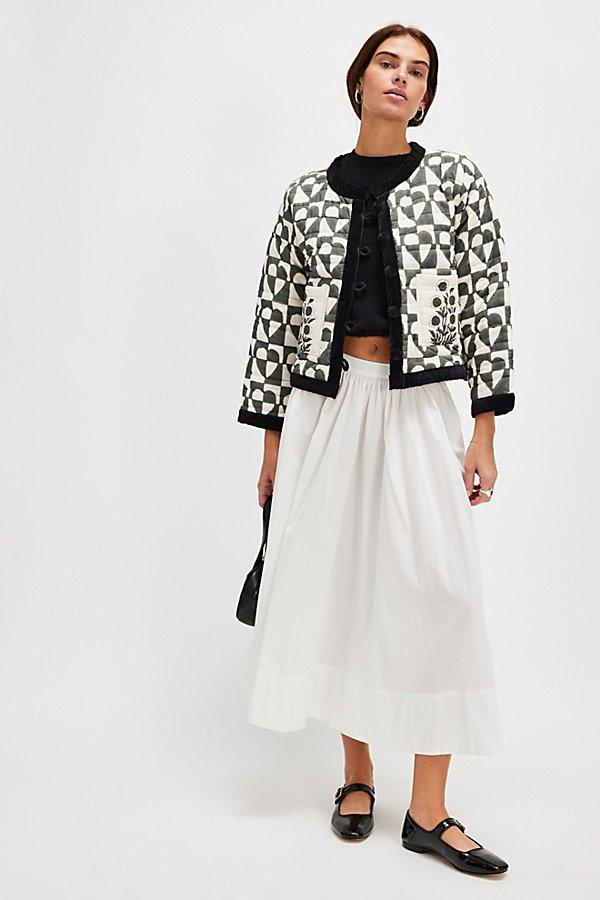 SZ Blockprints Poppy Heart Jacket in White | Lyst SZ Blockprints Poppy Heart Jacket in White | Lyst