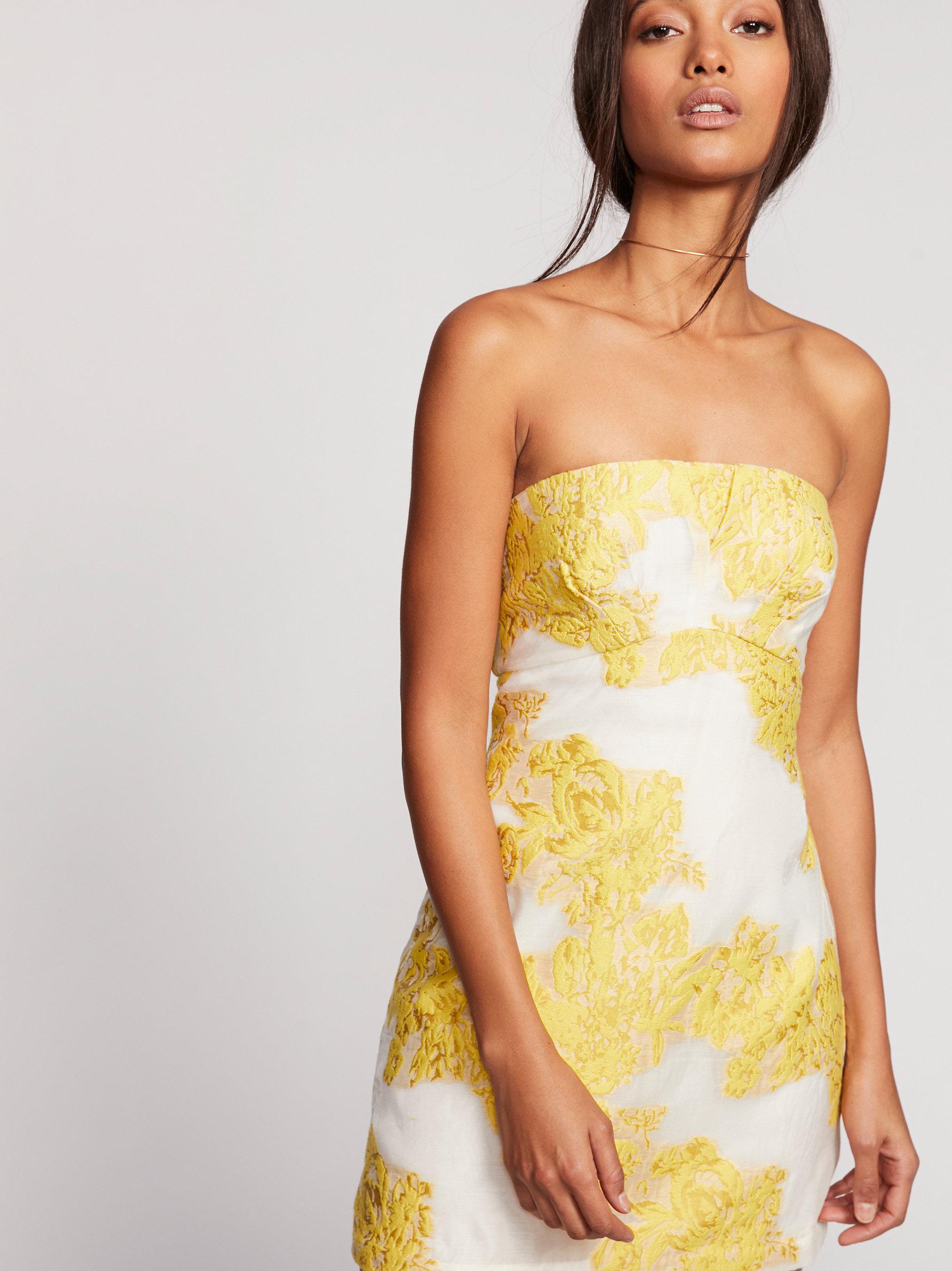 Synthetic Marigold Mini Dress | Lyst