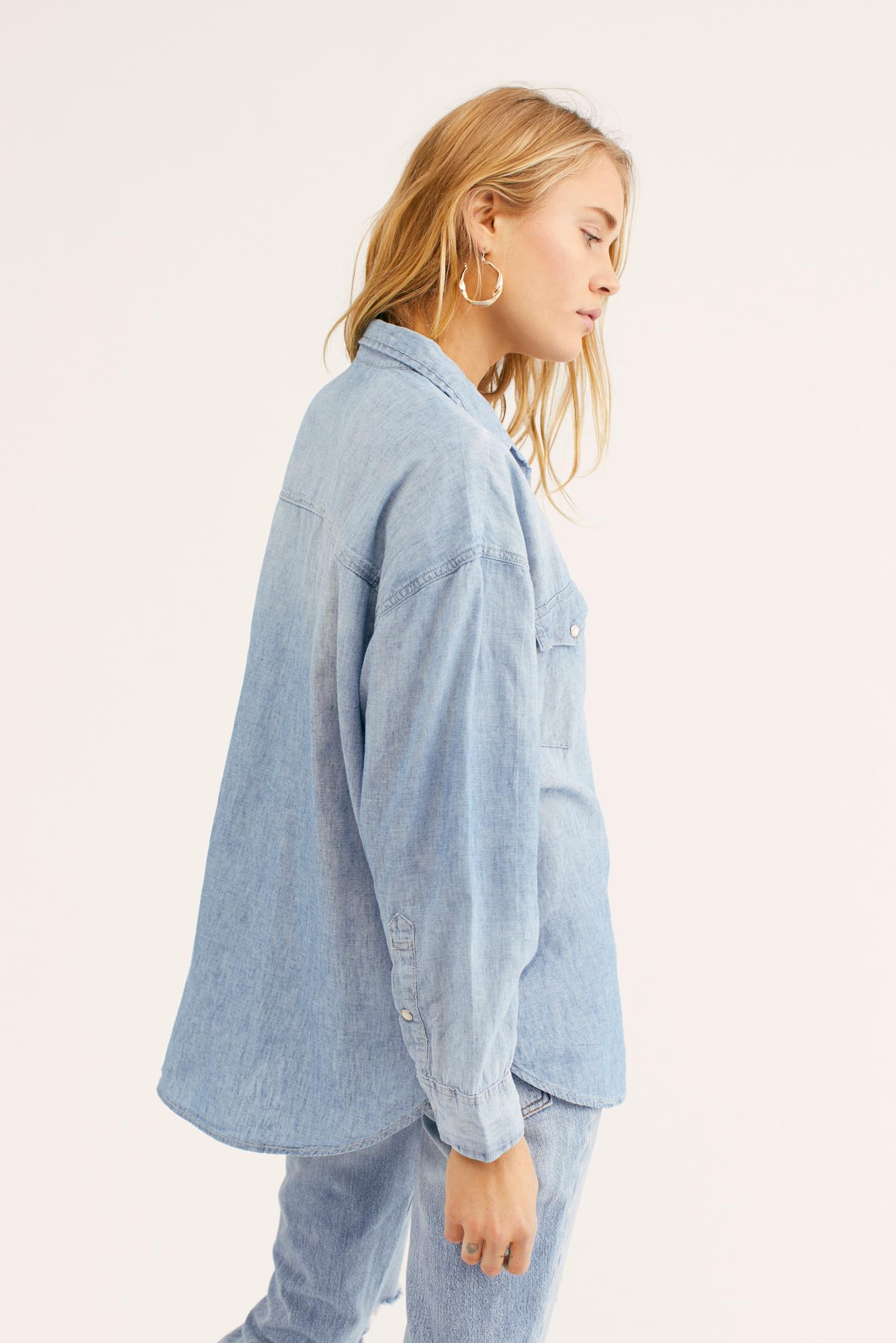 Free People Cotton Levi's Gwen Shirt in 