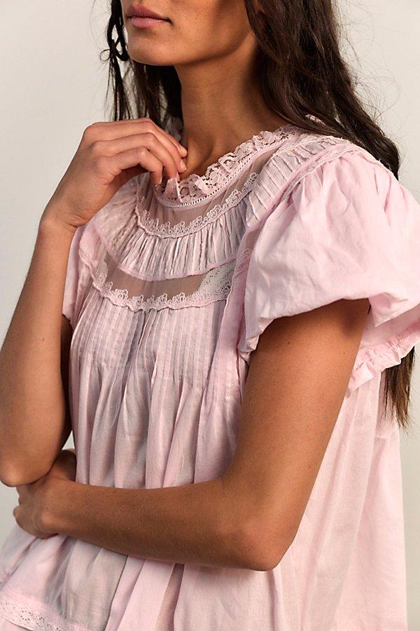 dale mini dress princess polly Sheer Scalloped-Lace Long-Sleeve Mini Dress in Black - L