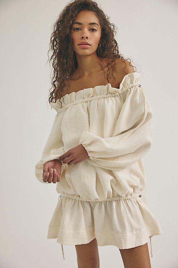 shona joy safira cut out backless mini dress Long Sleeve Fit-and-Flare Wedding Dress main image 0