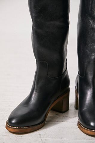Giaro BRANDY BLACK MATTE KNEE BOOTS - Giaro High Heels | Official store -  All Vegan High Heels