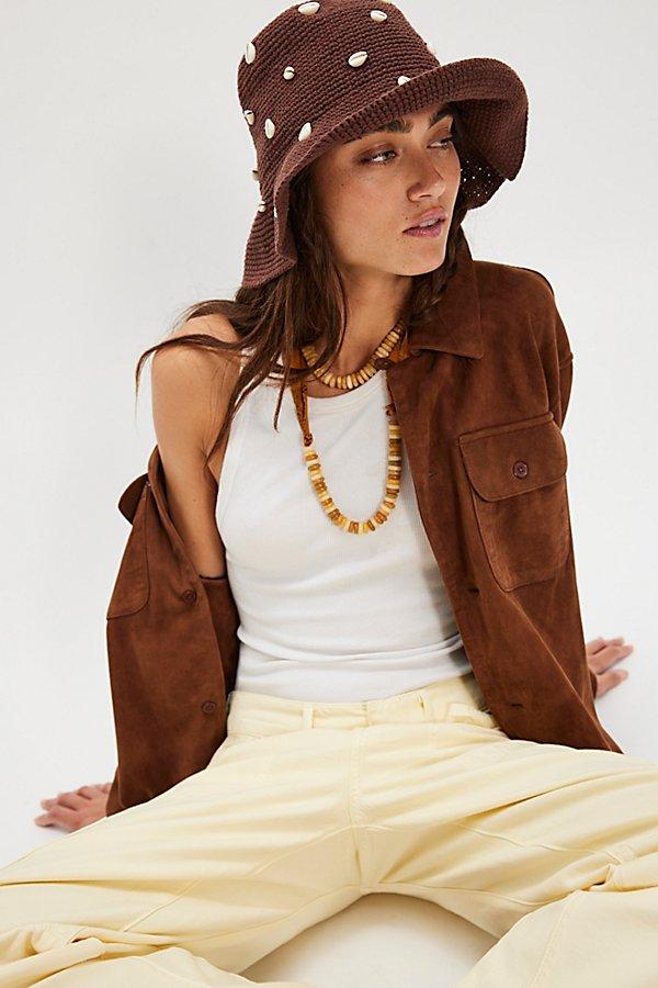 Free People Seashell Cove Bucket Hat in Brown | Lyst display picture 3