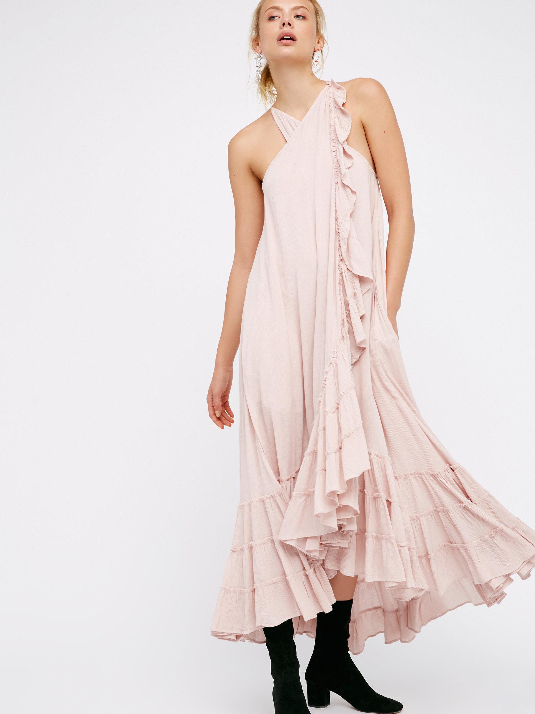 free people ruffle dress
