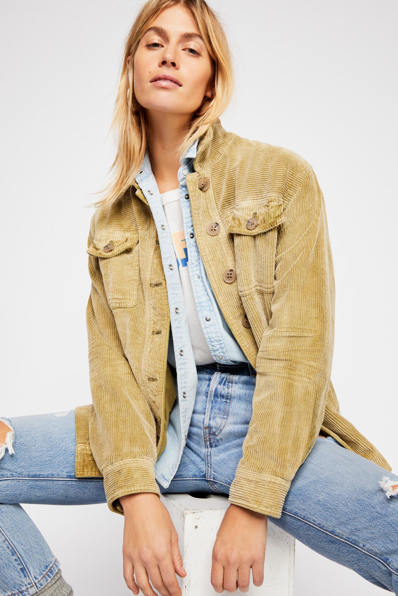 free people heritage denim jacket