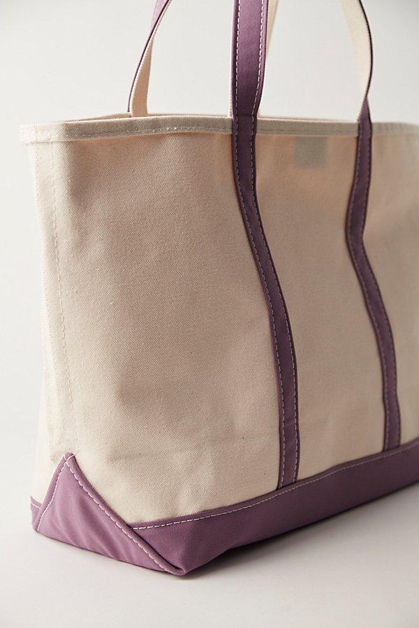 トートバッグ L.L. Bean BOAT AND TOTE OPEN-TOP LARGE PURPLE 1980s L.L. Bean L. L.Bean Boat And Tote, Open-Top, Large in Pink | Lyst