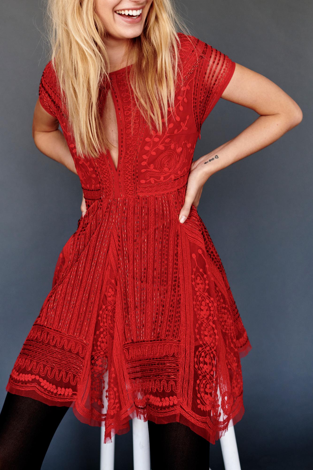 embellished mini