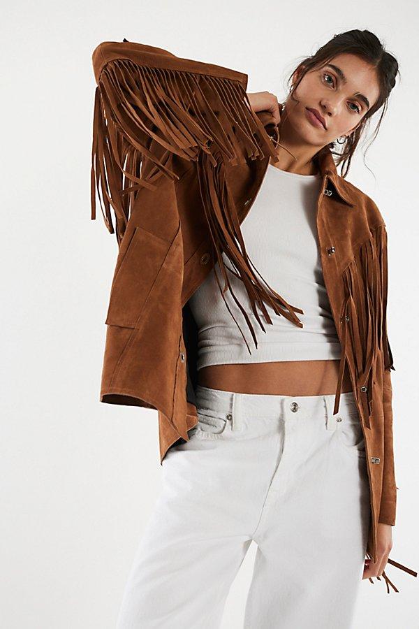 Crop Jacket Stand Studio Lilli Jacket CALVIN KLEIN LEATHER JACKET