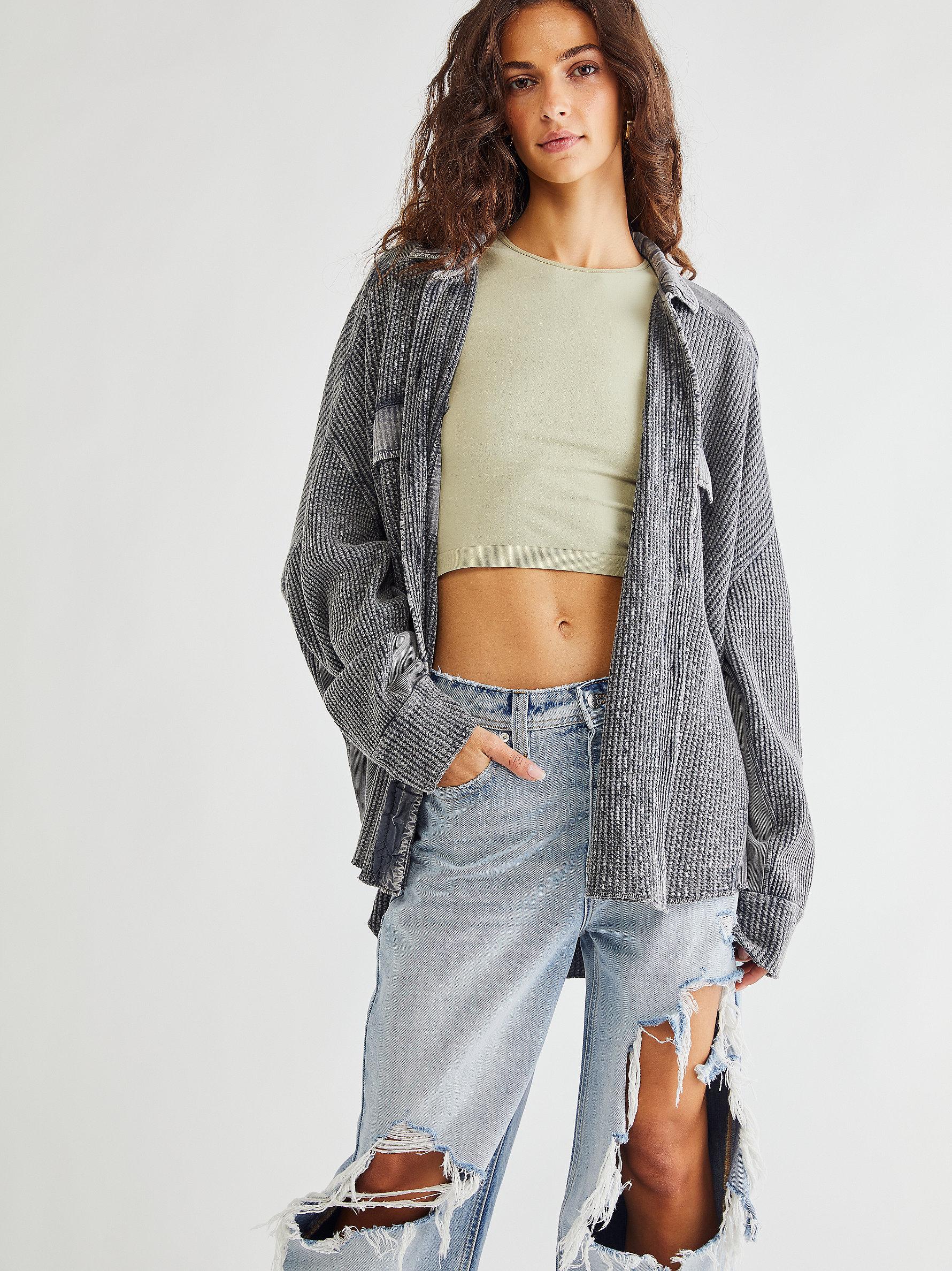 Free People Fp One Scout Jacket in Light Charcoal (Gray) | Lyst