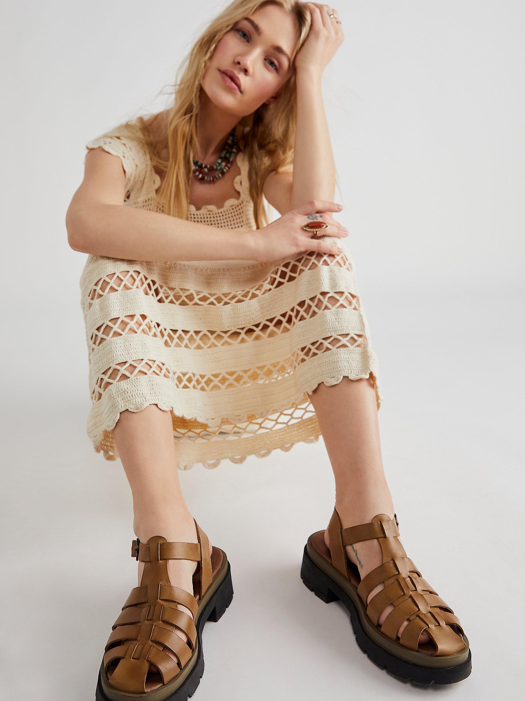 Free People Delaney Fisherman Platforms | Lyst
