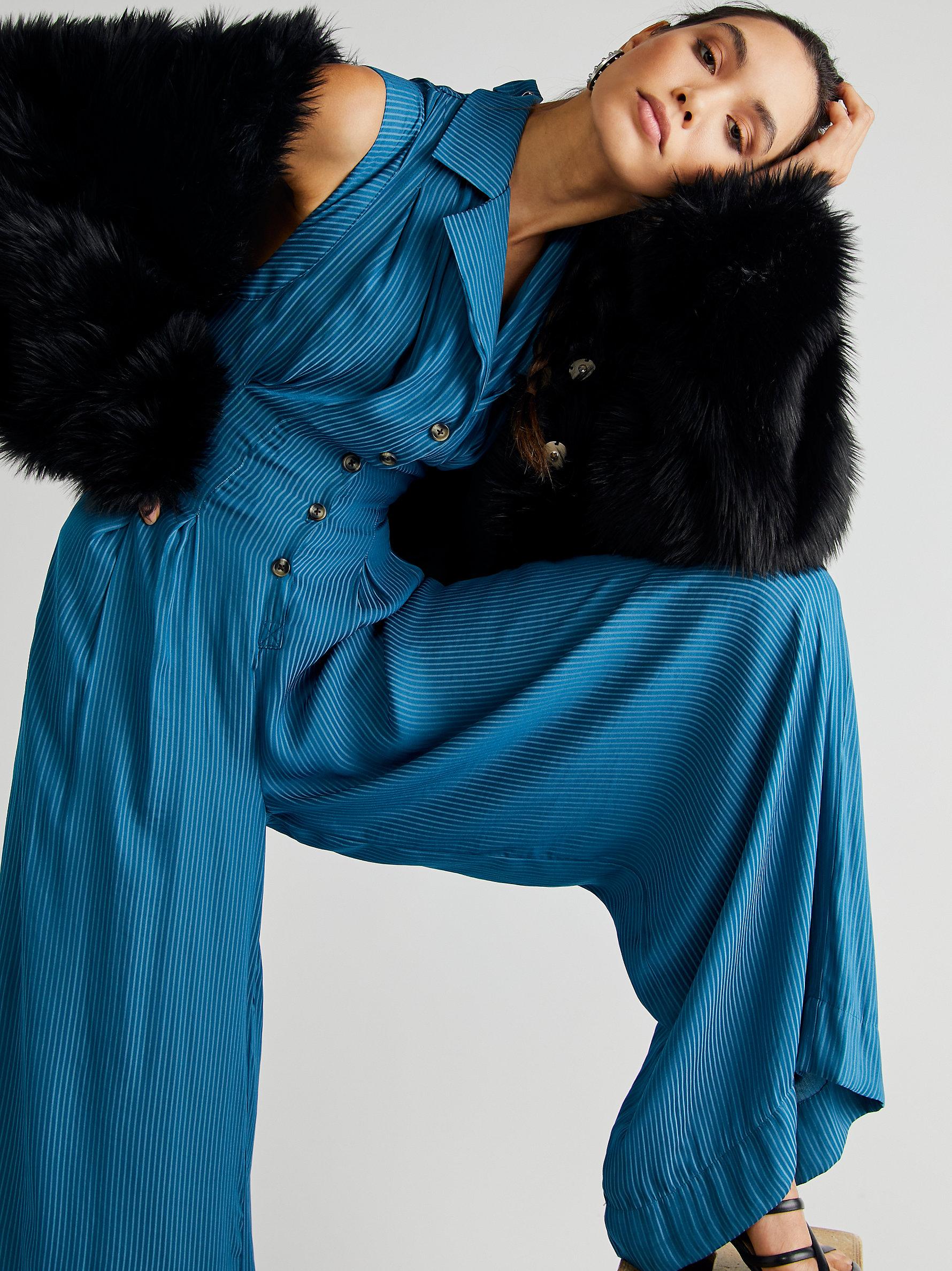 Free People Shasta Silky One Piece In Blue Lyst Australia