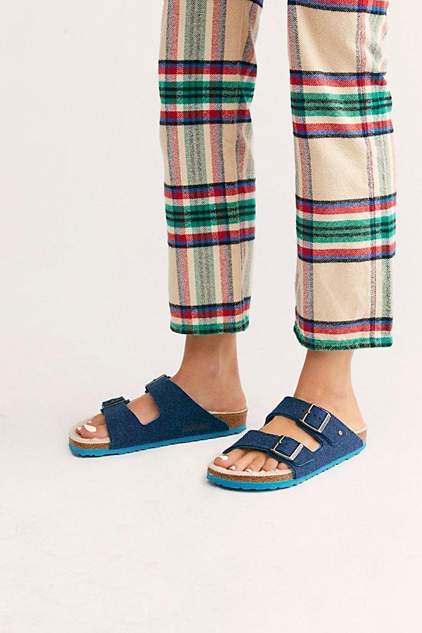 birkenstock arizona happy lamb wool sandal