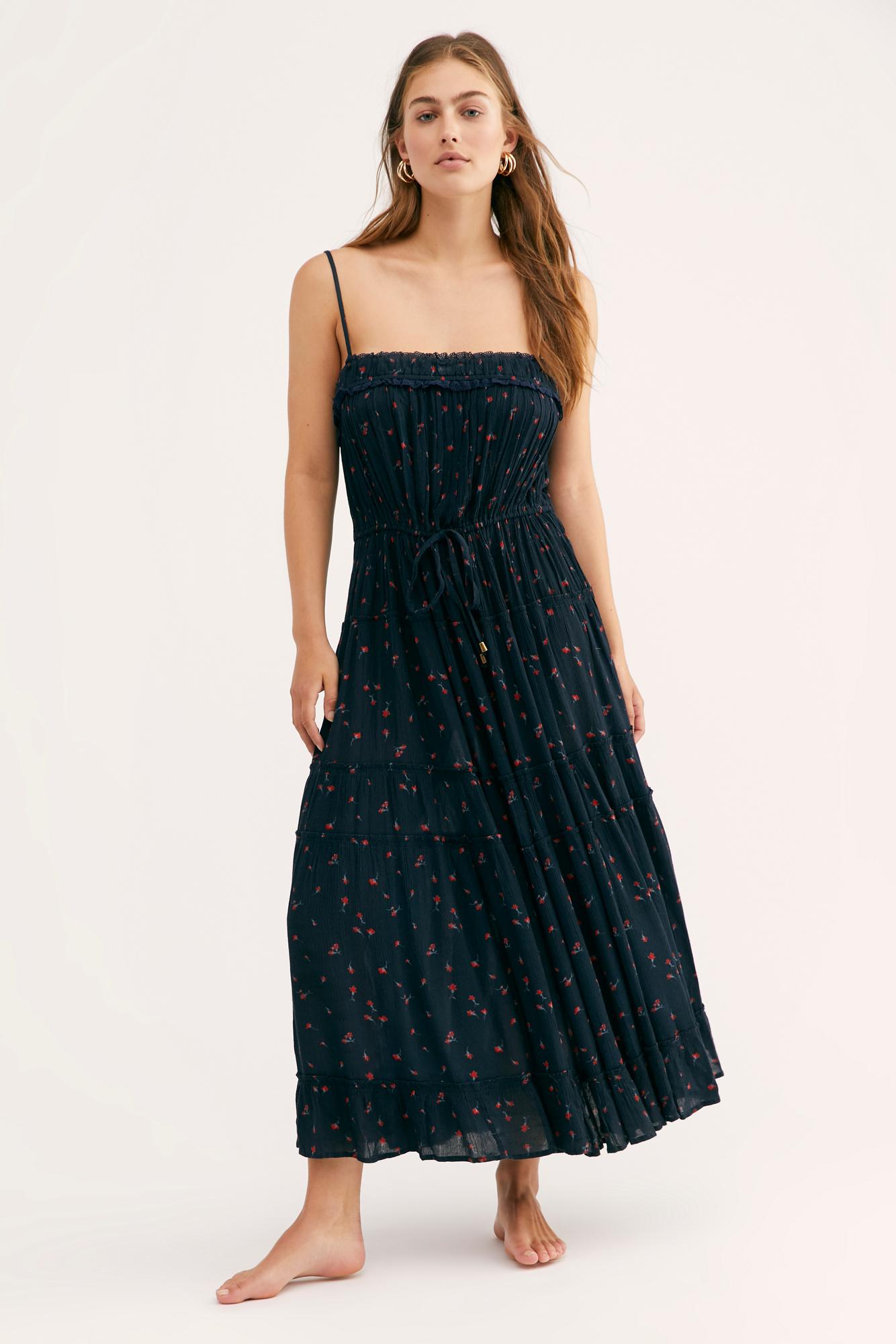 free people peaches midi dress