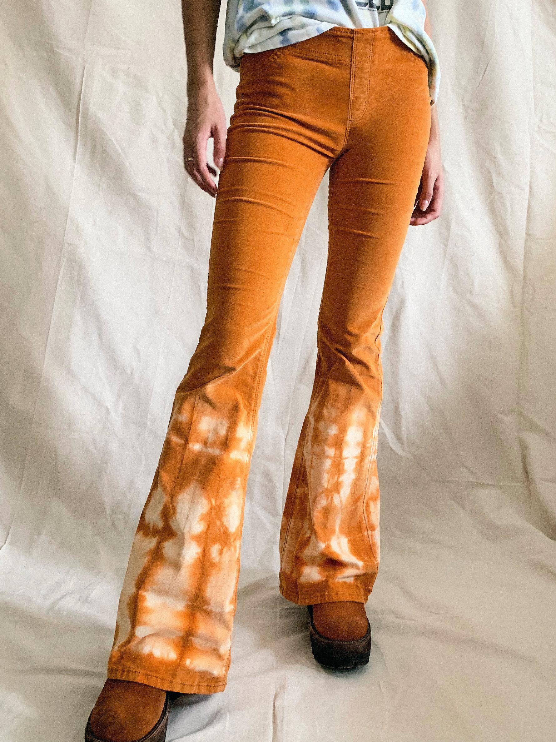 Pantalones flare tie dye sale