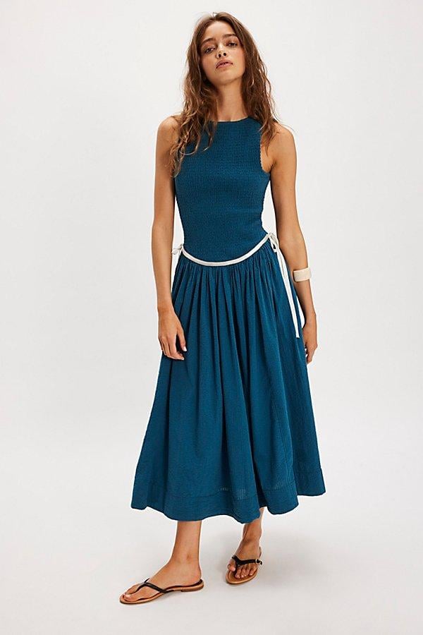 nightingale midi dress Free People Women's Nightingale Midi Dress - White - Size L