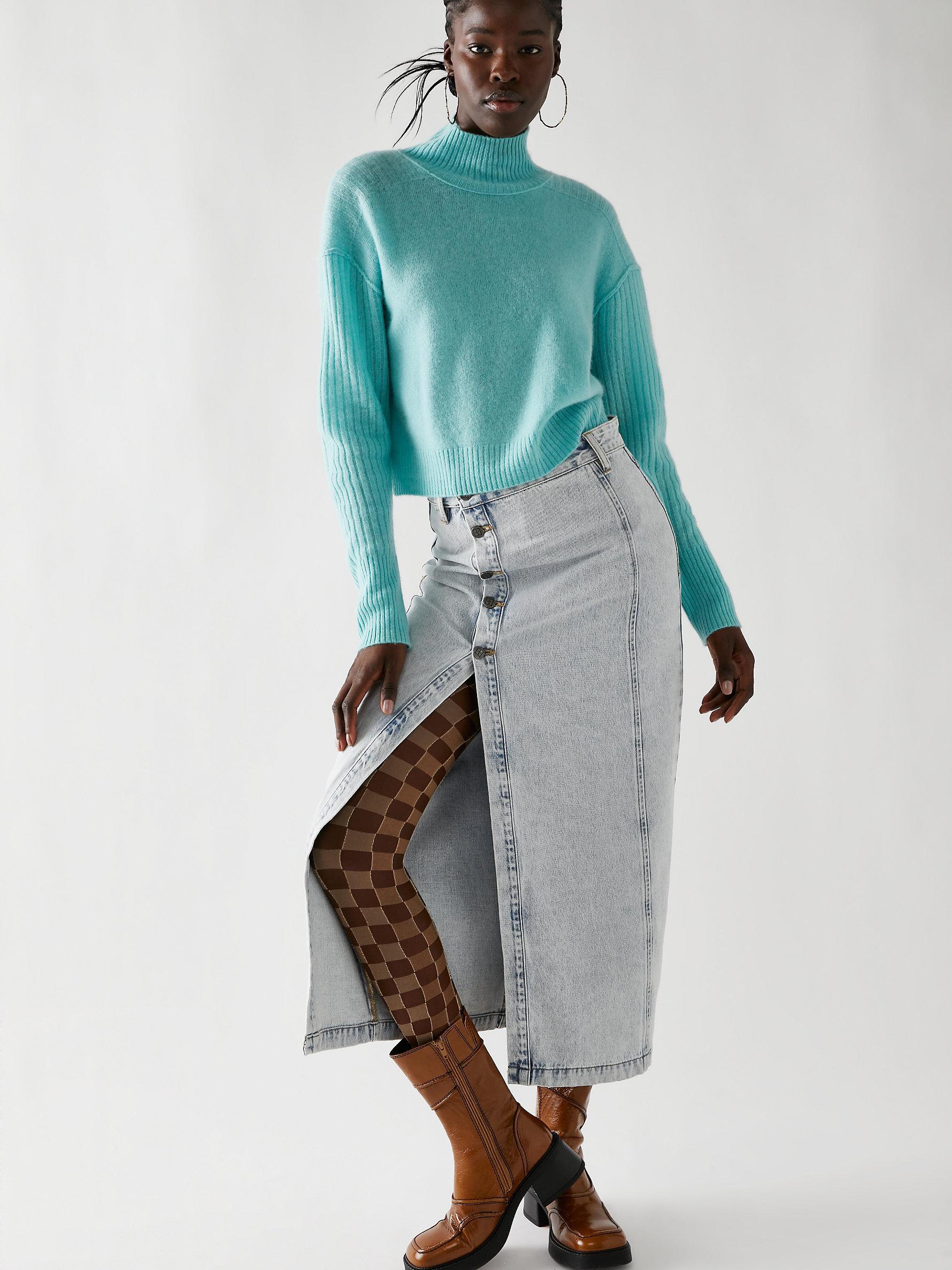 Free people top cozy cashmere turtleneck