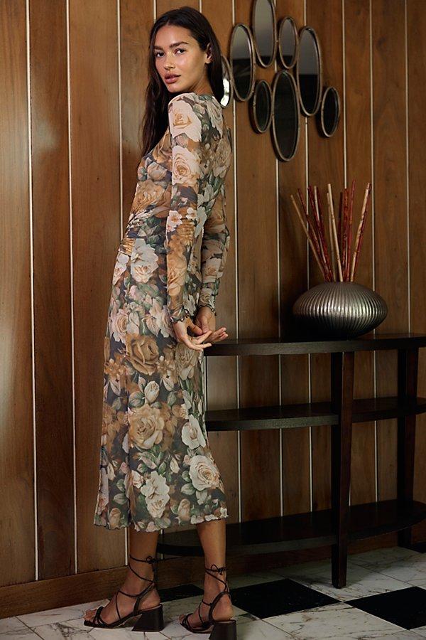 Free People Gianni Maxi Dress in Brown | Lyst