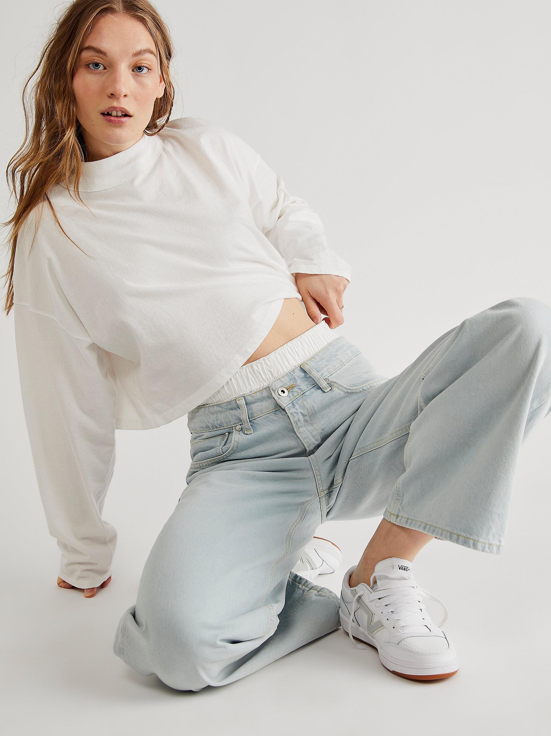 The Ragged Priest Low-rise Baggy Jeans 
