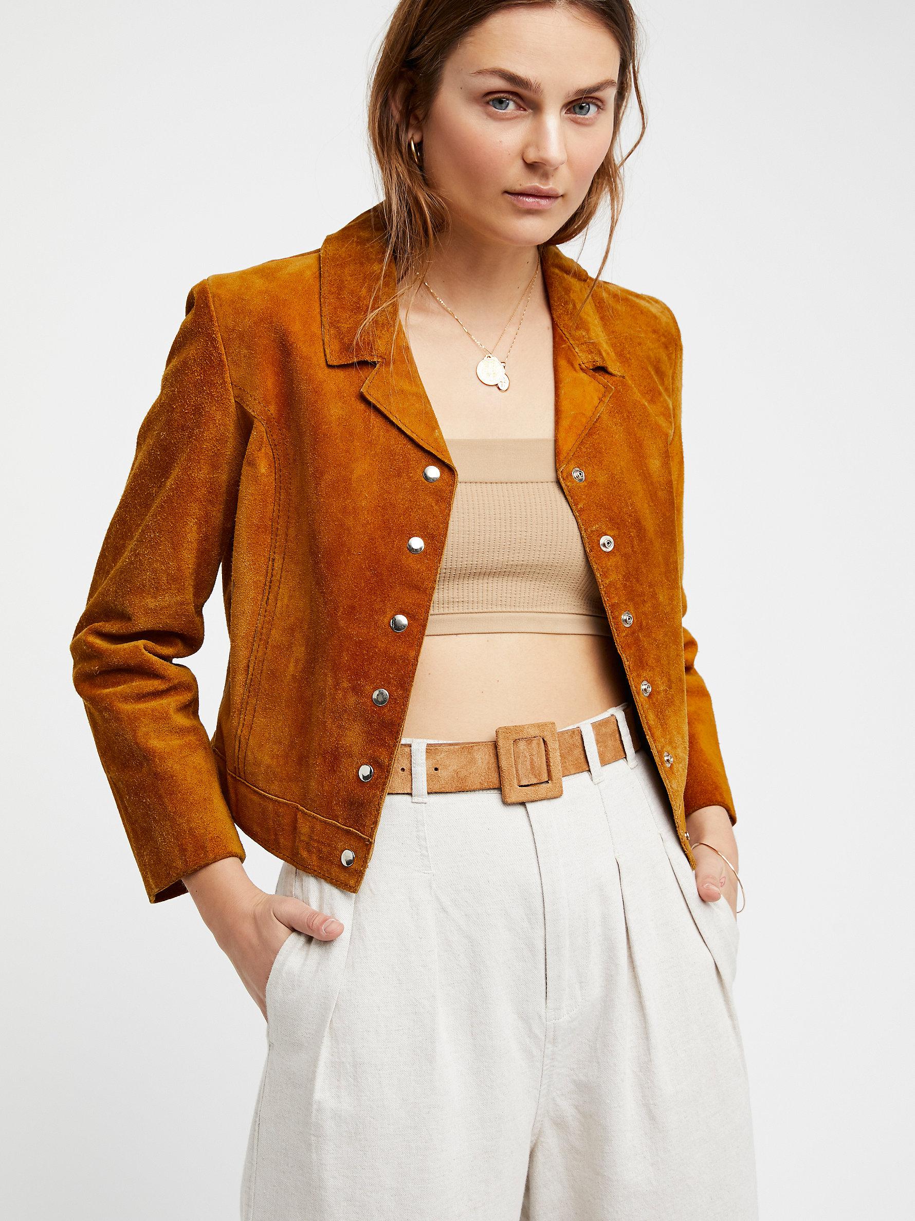 free people suede coat