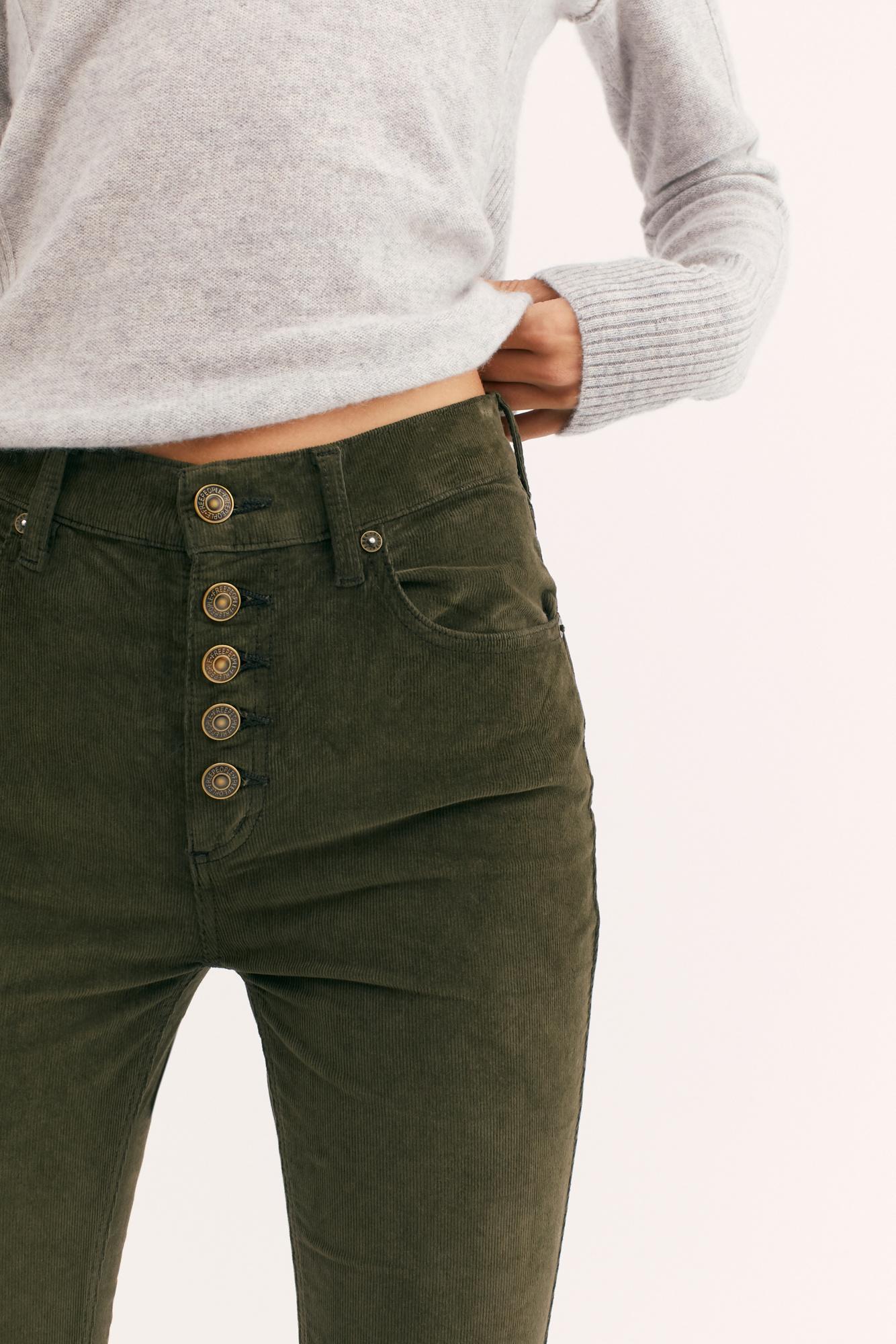 cord skinny trousers