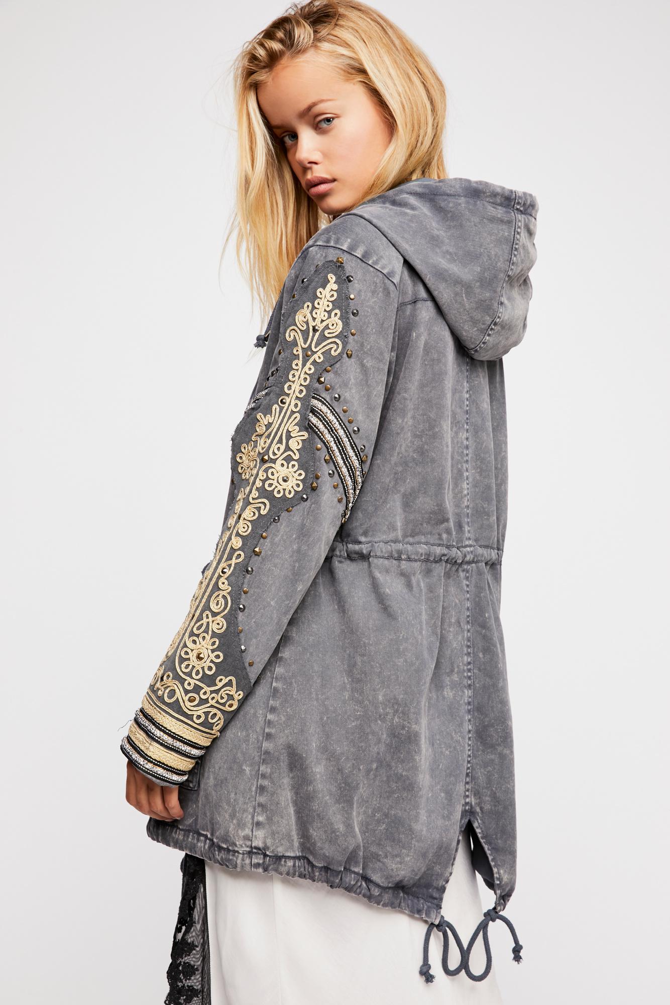 free people golden quills jacket