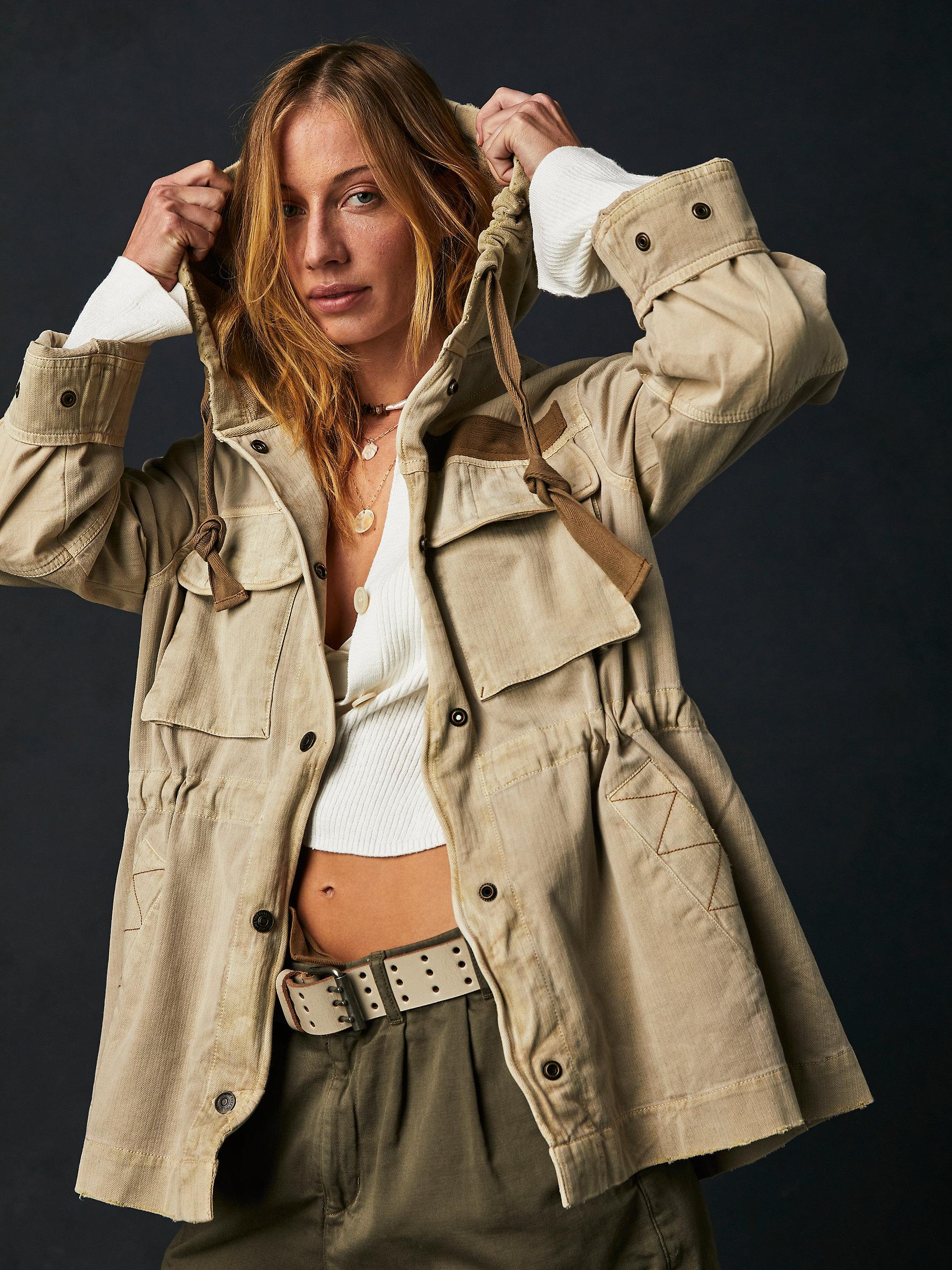 Free People Trapeze Military Jacket | Lyst