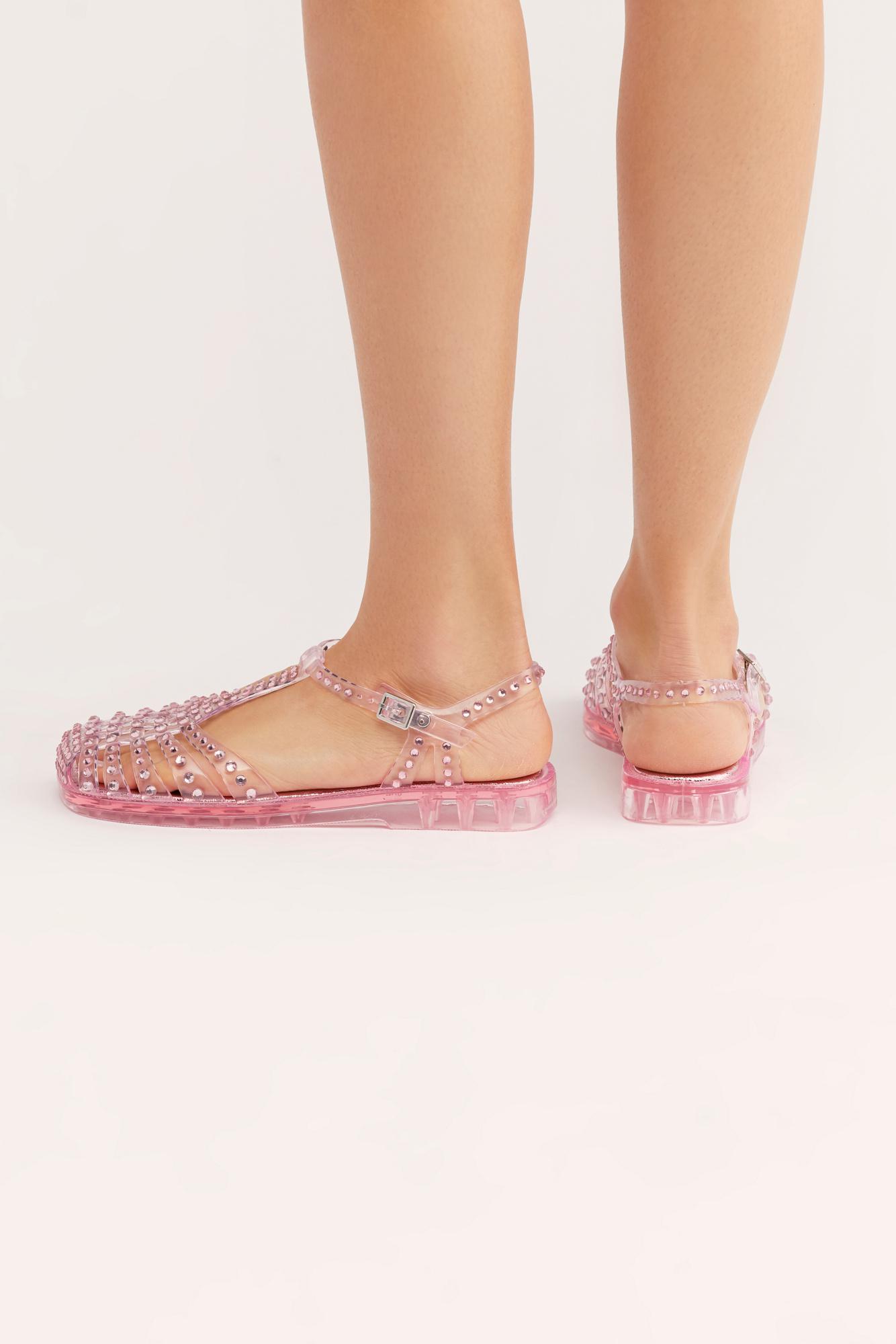jeffrey campbell jelly sandals