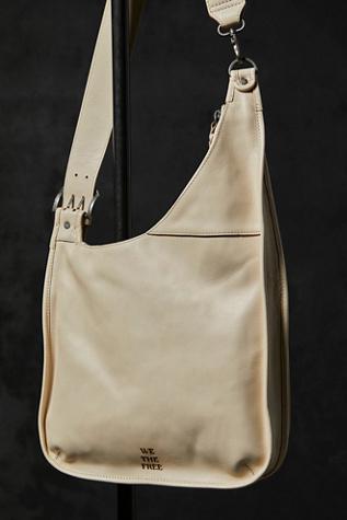 We The Free Beige Leather Sling Backpack Free People We The Free Icon Tote Leather Cream Backpack | eBay main image 3