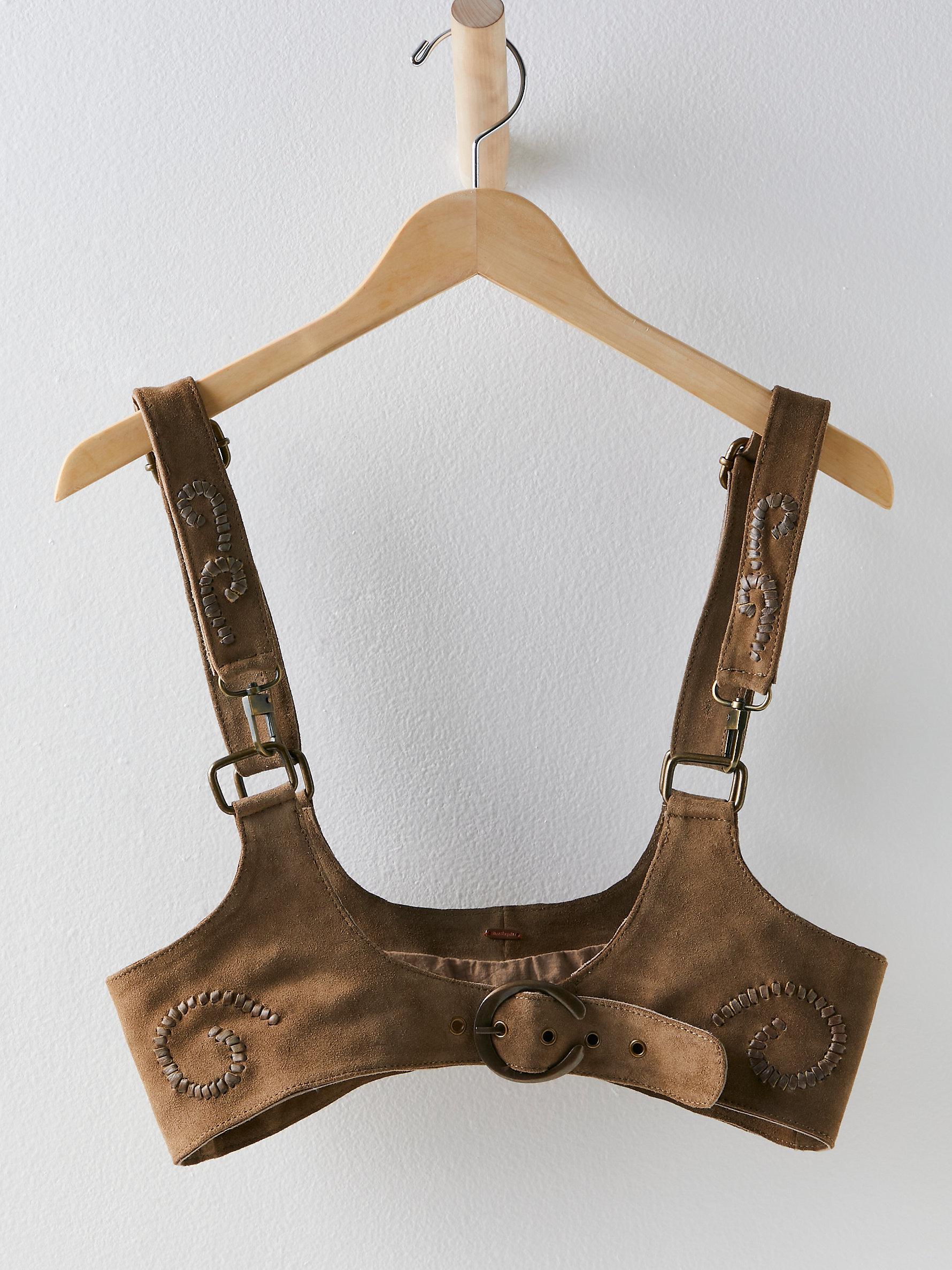 Free People Beacon Corset Harness in Gray | Lyst