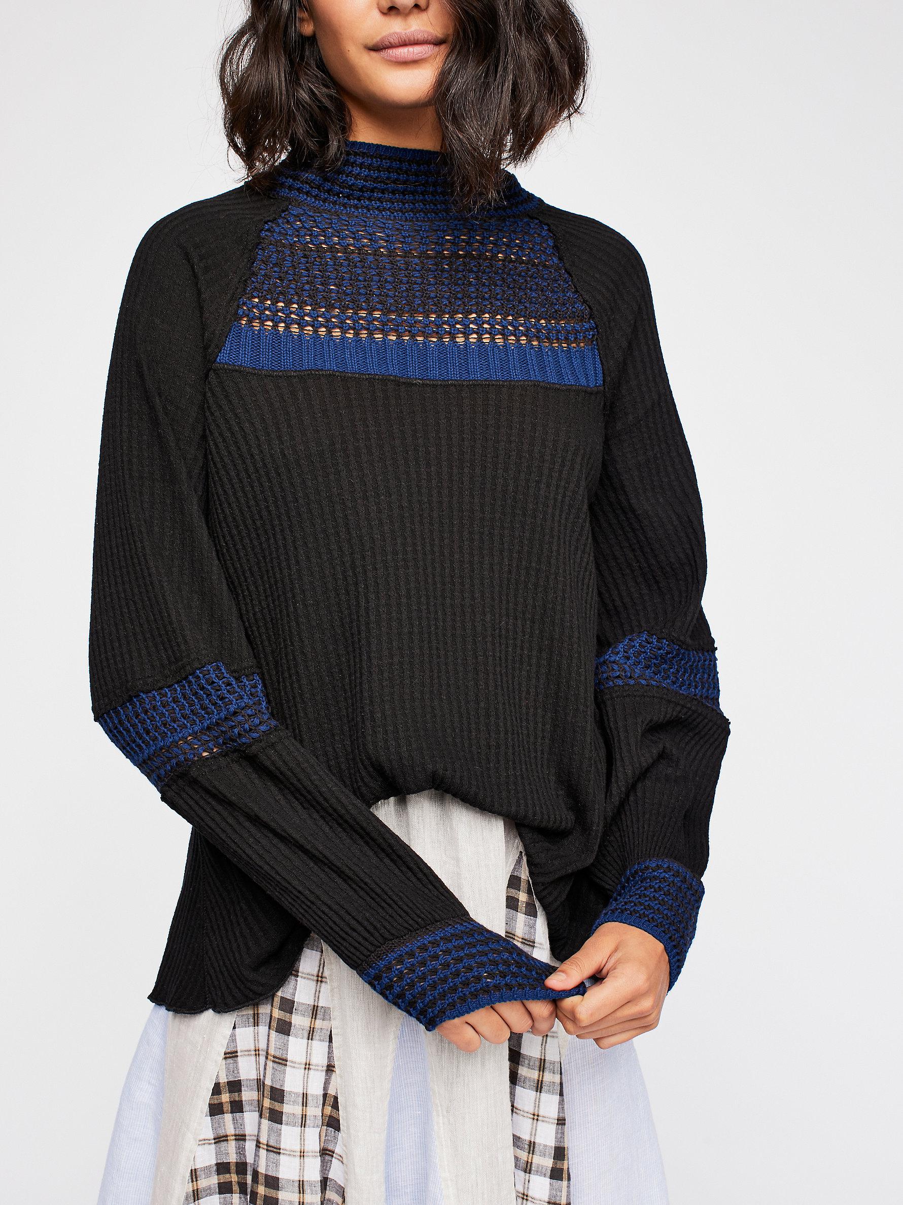 free people snow day turtleneck thermal top